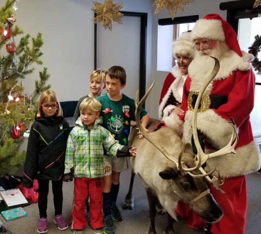 Santa & Mrs. Claus came to LOTM.