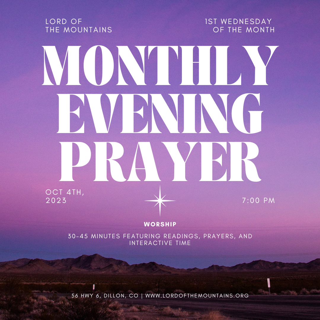 Monthly Evening Prayer