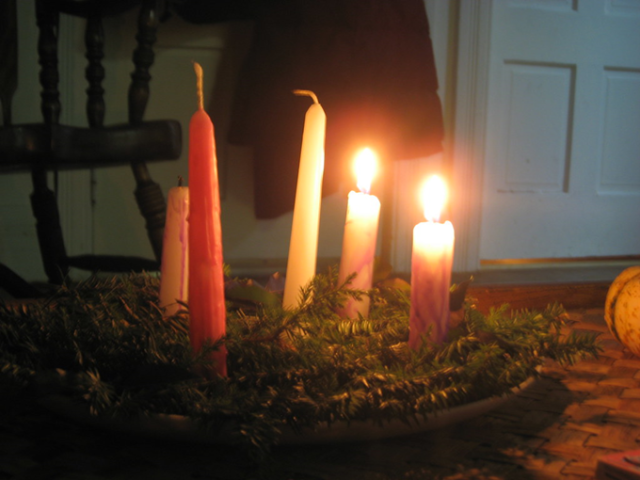 Advent Wreath Candles